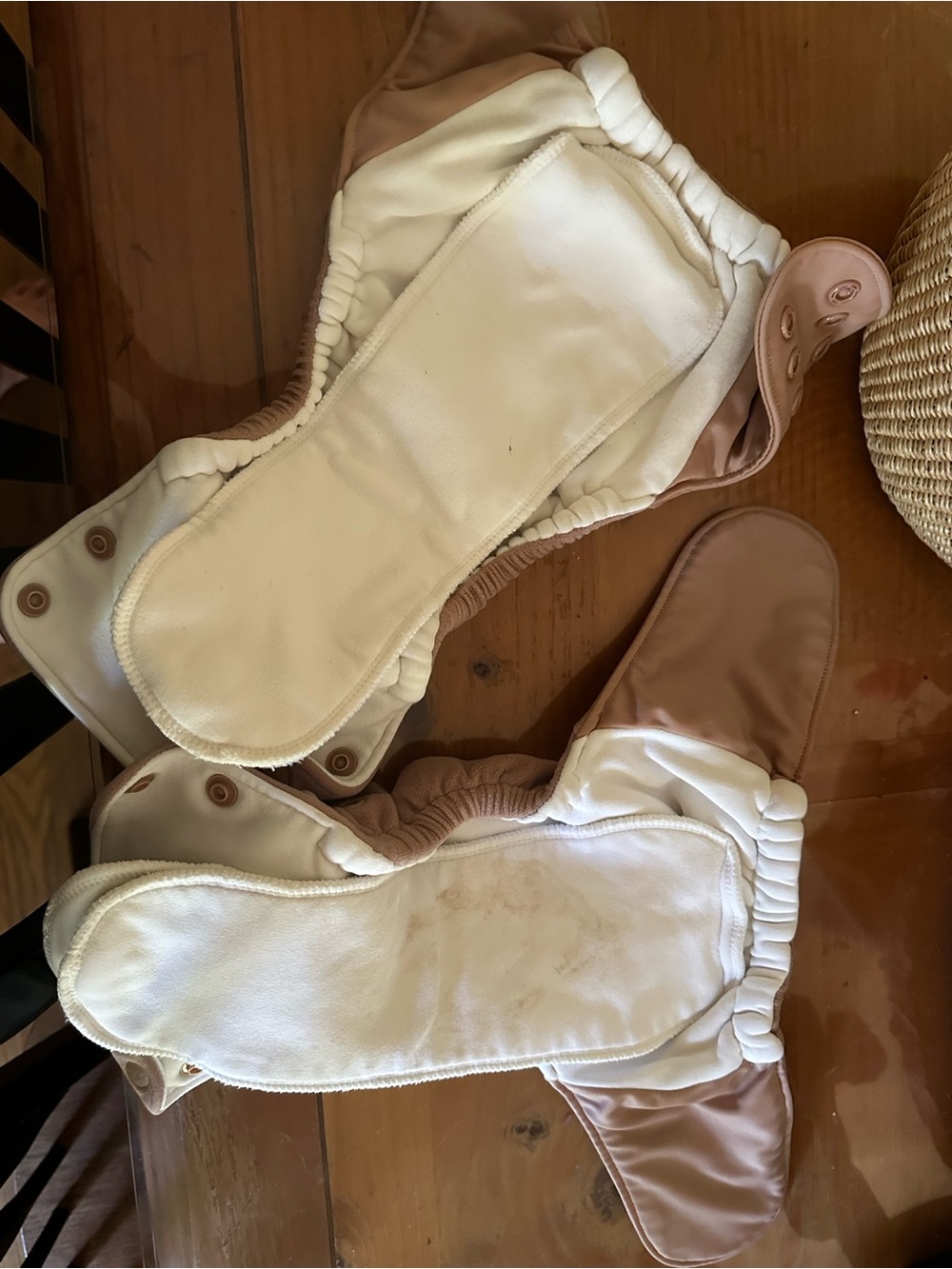 5 GroVia AIO Buttah Cloth Diapers in desert sand with Snap Fasteners super soft - Picture 9 of 10